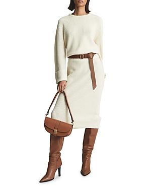 Reiss Jodie Knitted Fitted Dress