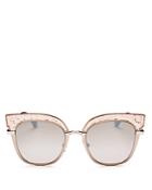 Jimmy Choo Rosys Mirrored Square Sunglasses, 51mm