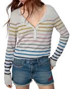 Zadig & Voltaire Hila Striped Lurex Sweater