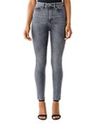 Dl1961 Farrow High Rise Instasculpt Ankle Skinny Jeans In Greystone