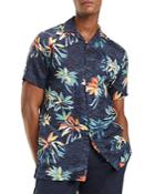 Tommy Hilfiger Short-sleeve Hawaiian-print Classic Fit Shirt