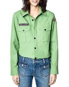 Zadig & Voltaire Canvas Military Shirt
