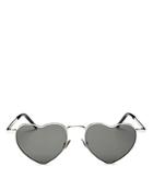 Saint Laurent Women's Loulou Heart Sunglasses, 52mm