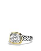 David Yurman Noblesse Ring With Diamonds And Gold
