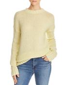French Connection Snuggle Knits Openwork Crewneck Sweater