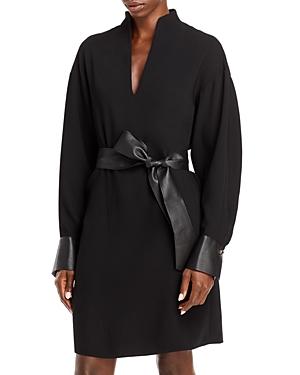 Vince Split Neck Dress