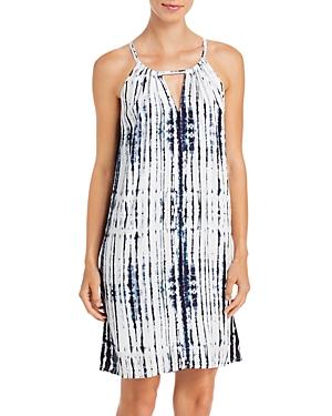 Karen Kane Marble Print Sleeveless Shift Dress