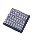 Ted Baker Larch Geo Printed Pocket Square