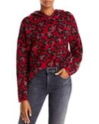 Aqua Hooded Leopard Print Sweater - 100% Exclusive