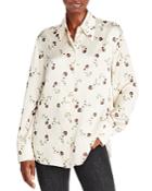 Vince Autumnal Rose Silk Shirt