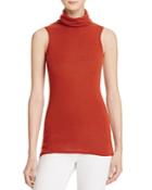 Alice And Olivia Farley Sleeveless Turtleneck Top