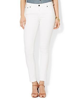 Lauren Ralph Lauren Slim Modern Skinny Jeans In White