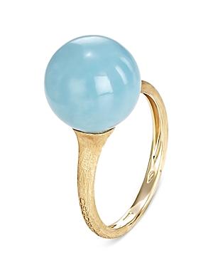 Marco Bicego 18k Yellow Gold African Boule Aquamarine Ring