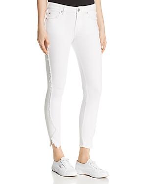 True Religion Jennie Curvy Skinny Crop Jeans In Optic White