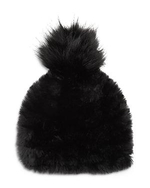 Jocelyn Faux Fur Pom Pom Hat