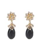 Alexis Bittar Asteria Crystal Cluster & Lucite-detail Drop Earrings