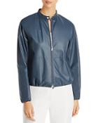 Lafayette 148 New York Rutherford Leather Jacket
