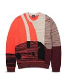 Ps Paul Smith Colorblocked Pullover Crewneck Sweater