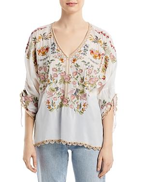 Johnny Was Lantana Printed Blouse