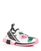 Dolce & Gabbana Women's Floral Slip-on Sneakers