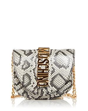 Moschino Mini Snake Leather Crossbody
