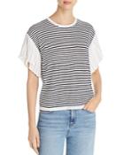 Le Gali Anne Striped Pleated-sleeve Sweater - 100% Exclusive