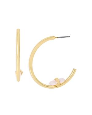 Allsaints Rose Quartz C-hoop Earrings