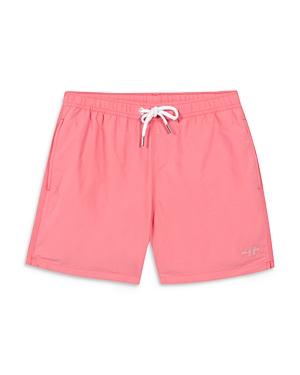 Maison Labiche Out Of Office Embroidered Striped Swim Shorts
