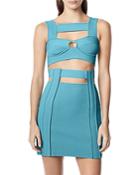 Herve Leger Strappy Cutout Crop Top
