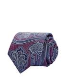 Canali Contrast Paisley Silk Classic Tie