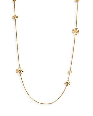 Tory Burch Kira Logo Statement Necklace, 36