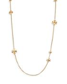 Tory Burch Kira Logo Statement Necklace, 36