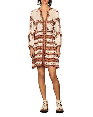 Sandro Ramata Printed Dress