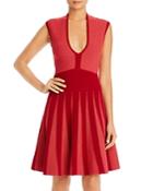 Emporio Armani Sleeveless Knit Fit-and-flare Dress