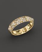 Diamond Pyramid Stud Band Ring In 14k Yellow Gold, .50 Ct. T.w.