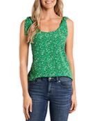 Cece Harmony Blossoms Sleeveless Top
