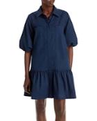 Jonathan Simkhai Crissy Puff Sleeve Shirt Dress
