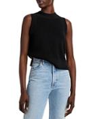Aqua Sleeveless Cotton Sweater - 100% Exclusive