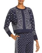 Aqua Bandana Print Sweatshirt - 100% Exclusive