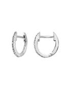 Marc & Marcella X Bloomingdale's Diamond Oval Huggie Hoop Earrings In Gold-plated Sterling Silver Or Sterling Silver - 100% Exclusive