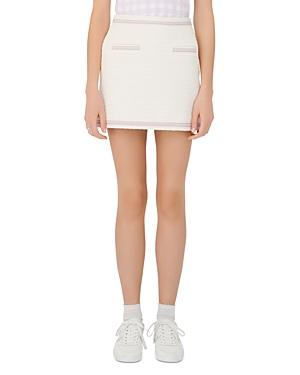 Maje Janessa Tweed Mini Skirt