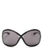 Tom Ford Whitney Oversized Round Sunglasses, 67mm
