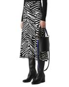 Whistles Zebra-print Skirt