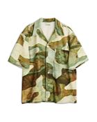 Our Legacy Landscape Camo Print Camp Shirt