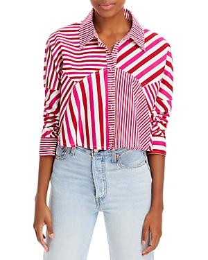 Solid & Striped Emerson Cropped Striped Shirt