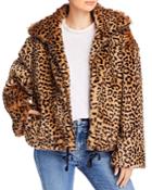 Rebecca Minkoff Brigit Faux-fur Leopard-print Jacket