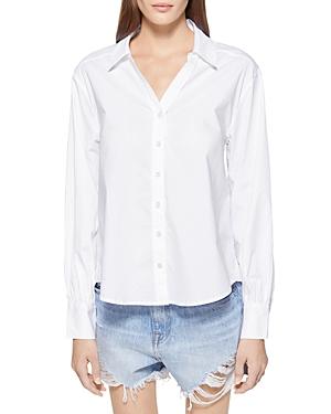Jonathan Simkhai Skyler Open Back Shirt