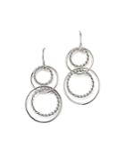 Sterling Silver Twisted Circle Drop Earrings - 100% Exclusive