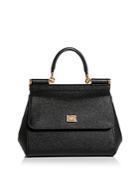 Dolce & Gabbana Small Leather Top Handle Shoulder Bag