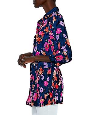 Nic And Zoe Glowing Blossoms Crinkle Top